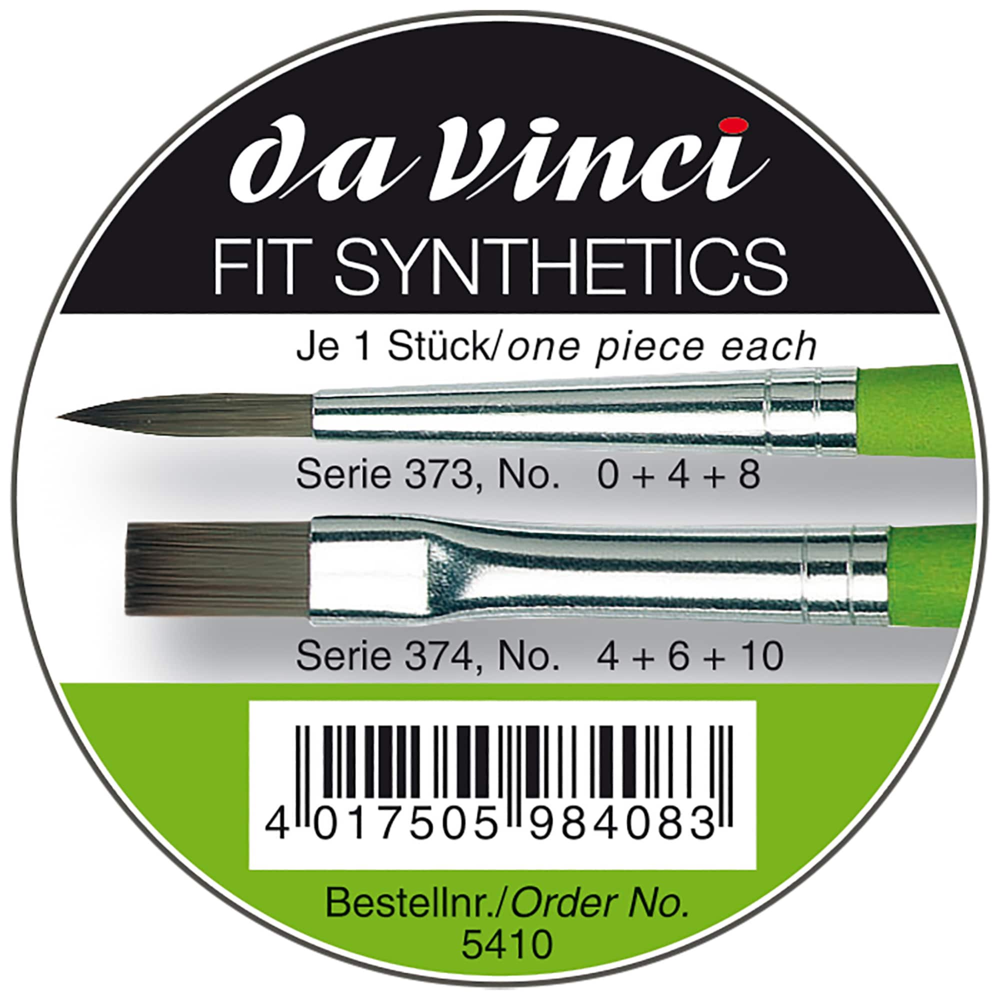 da Vinci FIT Synthetics 6 Piece Brush Tin Set